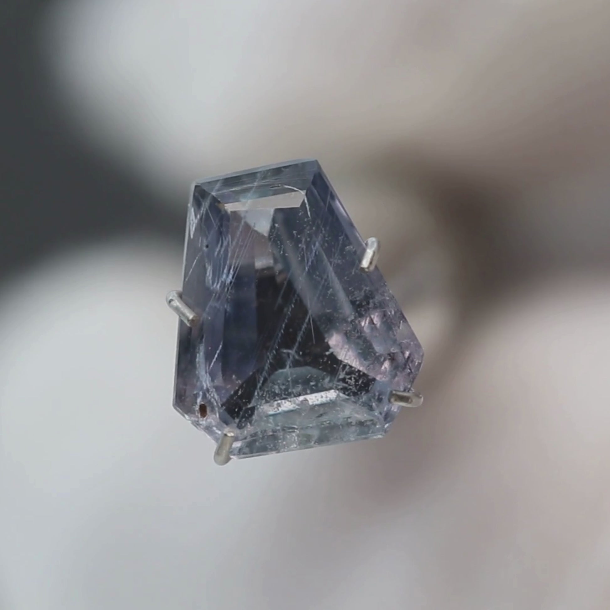 2.53 Carat Purple Shield Sapphire for Custom Work - Inventory Code PSS253