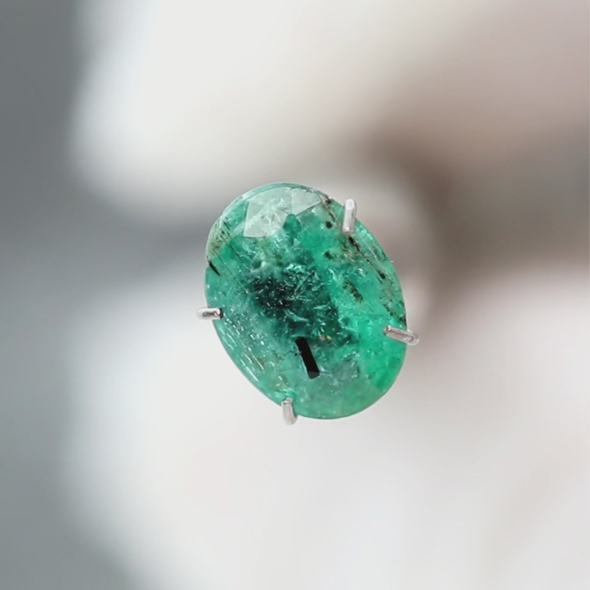 1.80 Carat Oval Emerald for Custom Work - Inventory Code GOE180