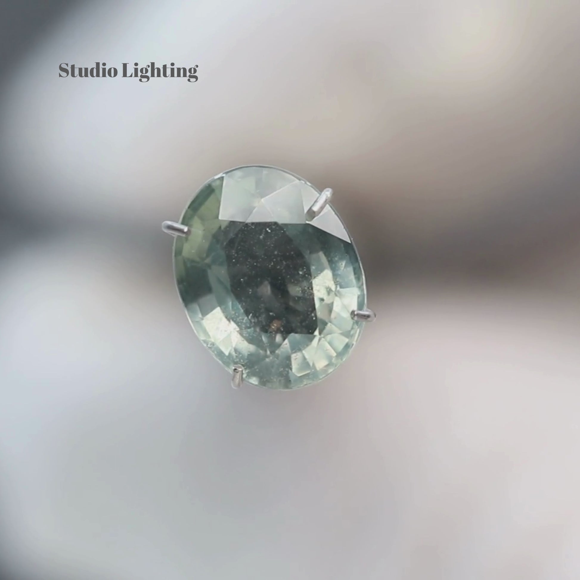 3.48 Carat Color Change Oval Sapphire for Custom Work - Inventory Code GOS348