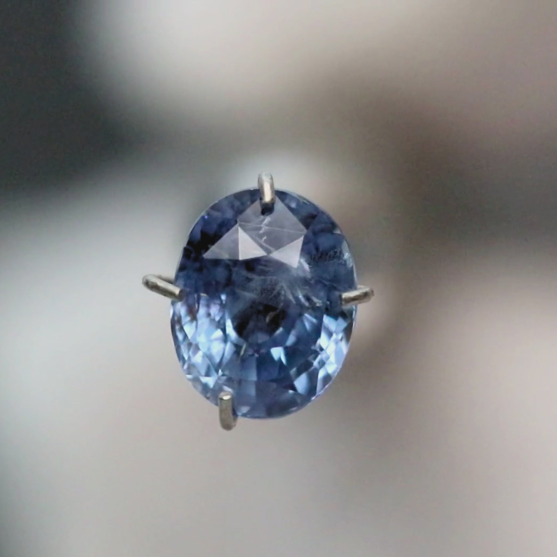 1.80 Carat Light Blue Oval Sapphire for Custom Work - Inventory Code BOS180