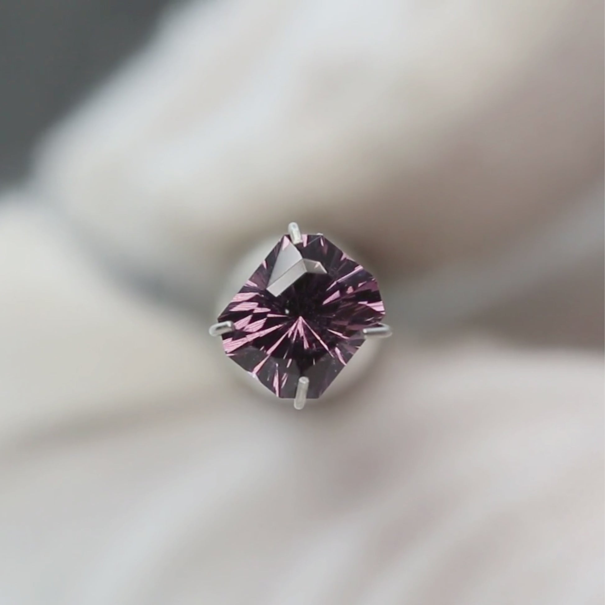 1.32 Carat Fantasy Cut Purple Spinel for Custom Work - Inventory Code FCPS132