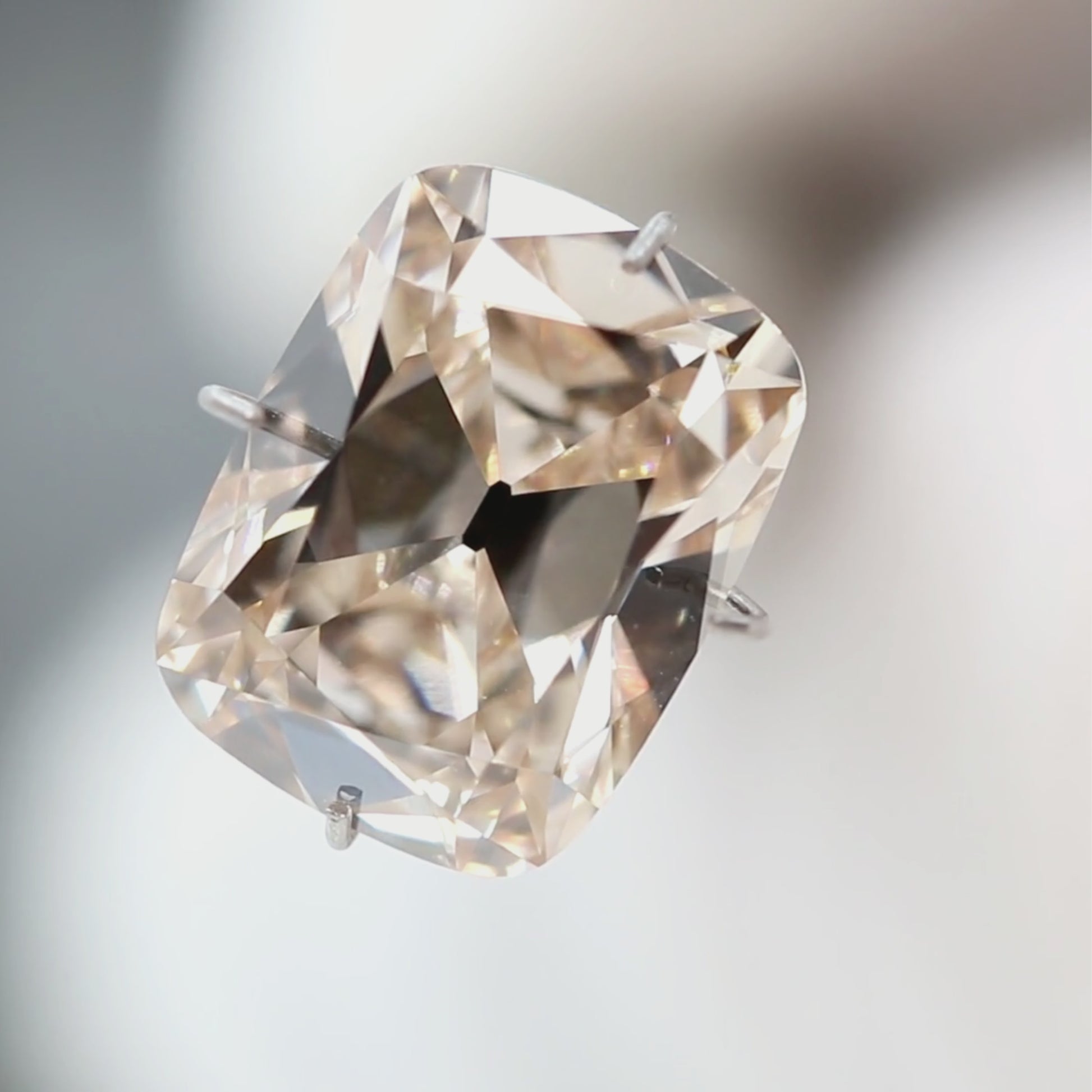 5.14 Carat Lab Grown Light Champagne Diamond for Custom Work - Inventory Code LGCD514
