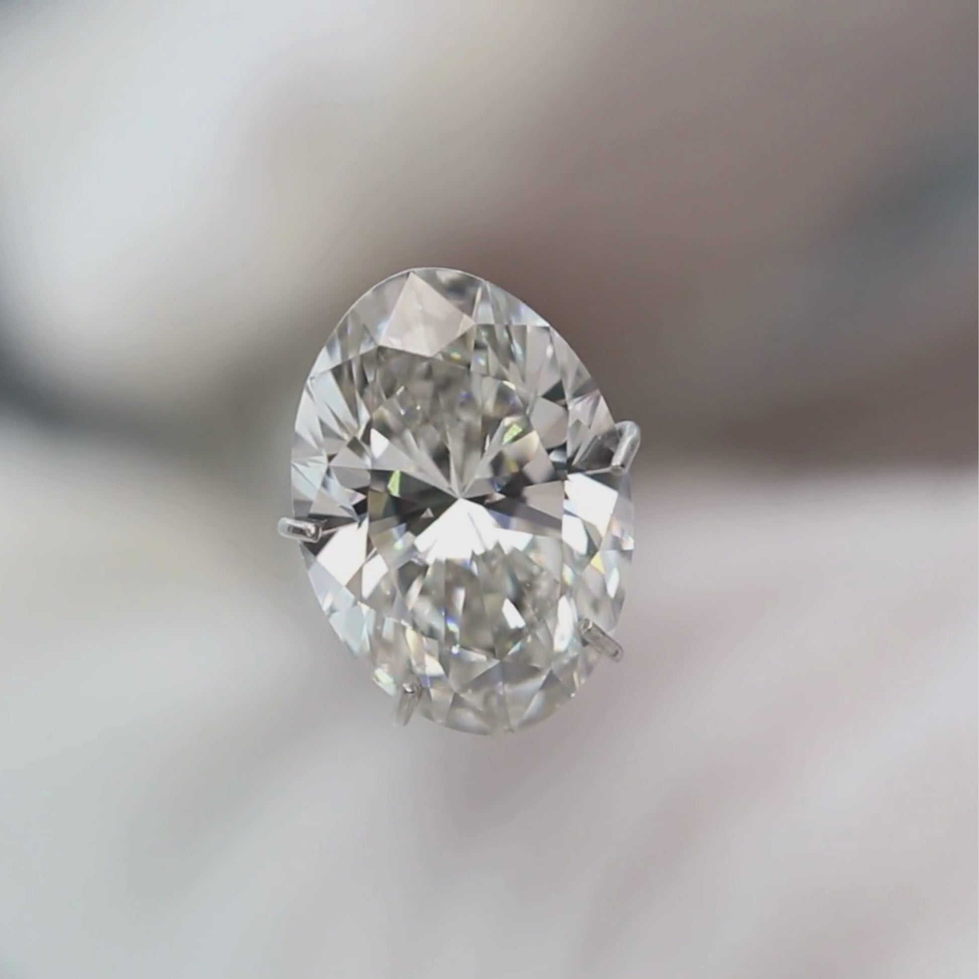 2.87 Carat Certified Lab Grown Oval Diamond for Custom Work - Inventory Code LGO287