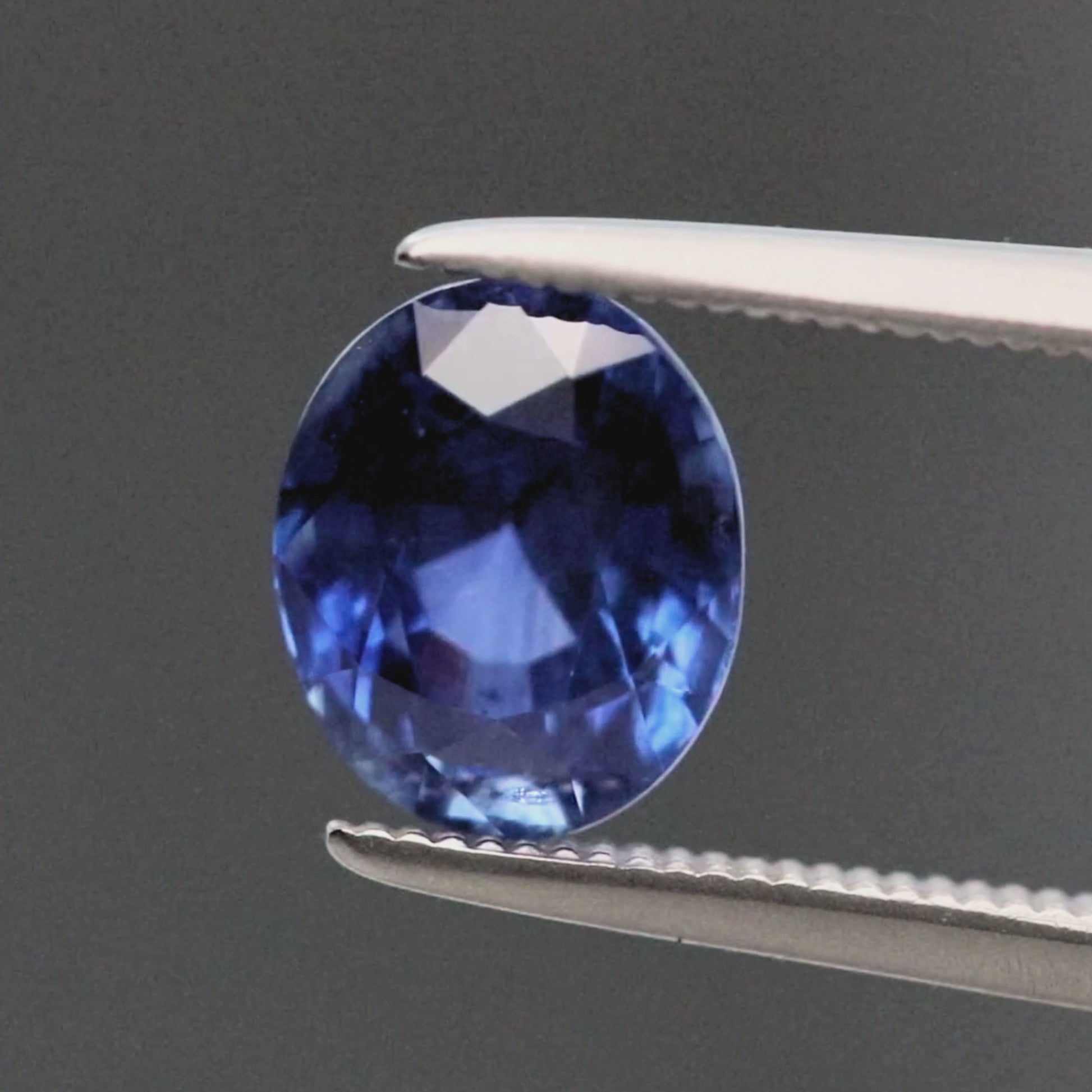 2.02 Carat Cobalt Blue Oval Sapphire for Custom Work - Inventory Code CBOS202