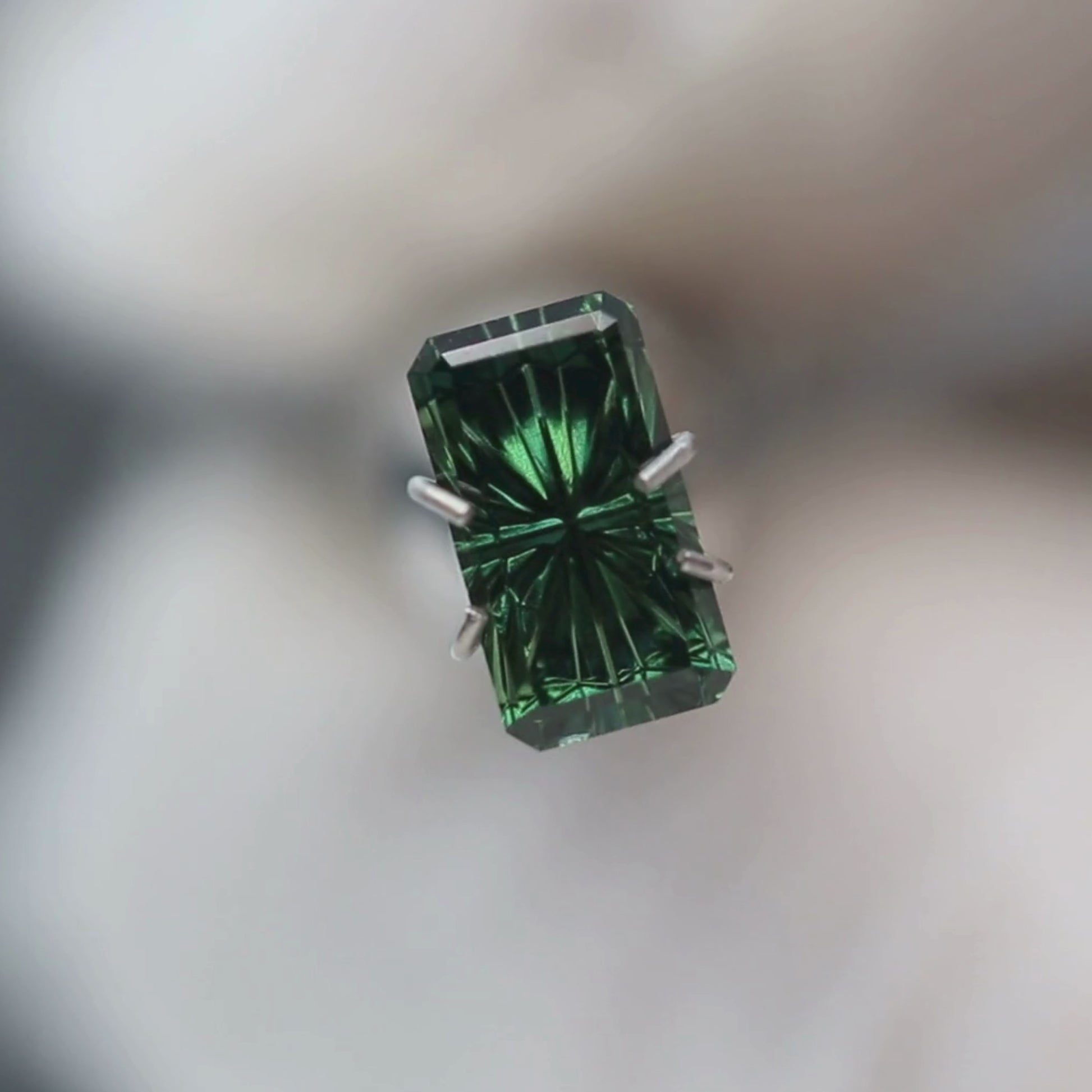 2.11 Carat Green Fantasy Cut Sapphire for Custom Work - Inventory Code GRFS211