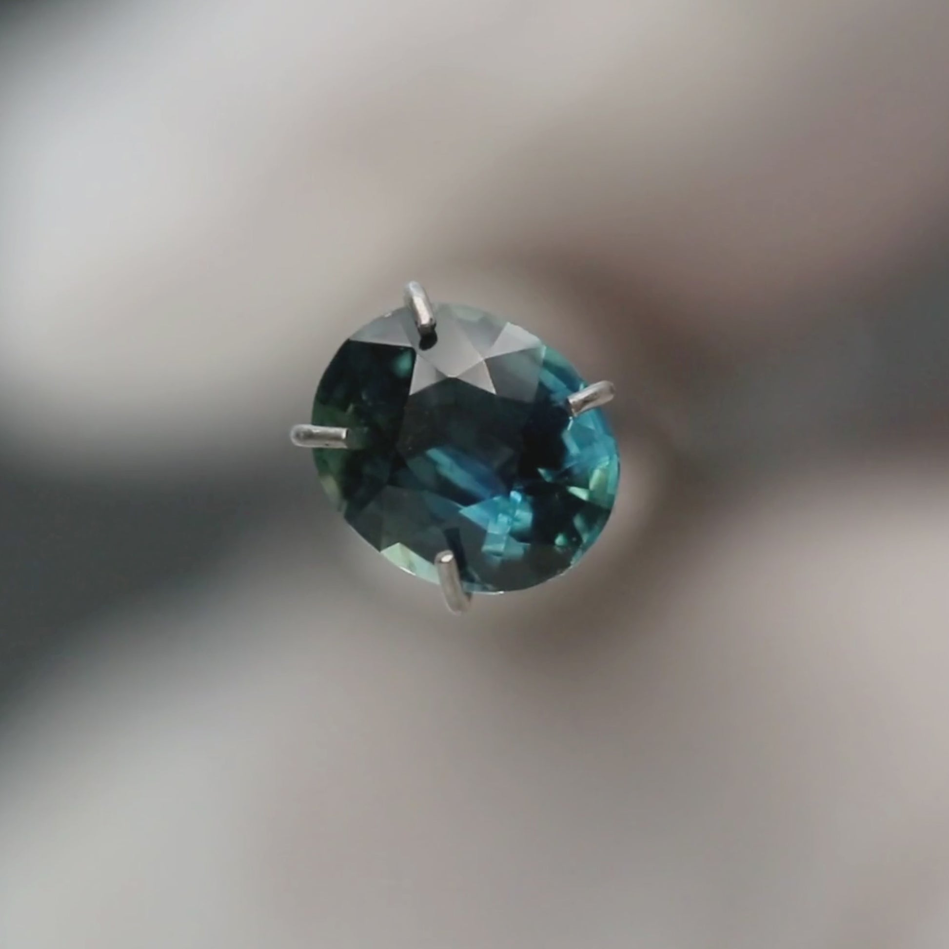 1.08 Carat Blue Oval Sapphire for Custom Work - Inventory Code BOS108