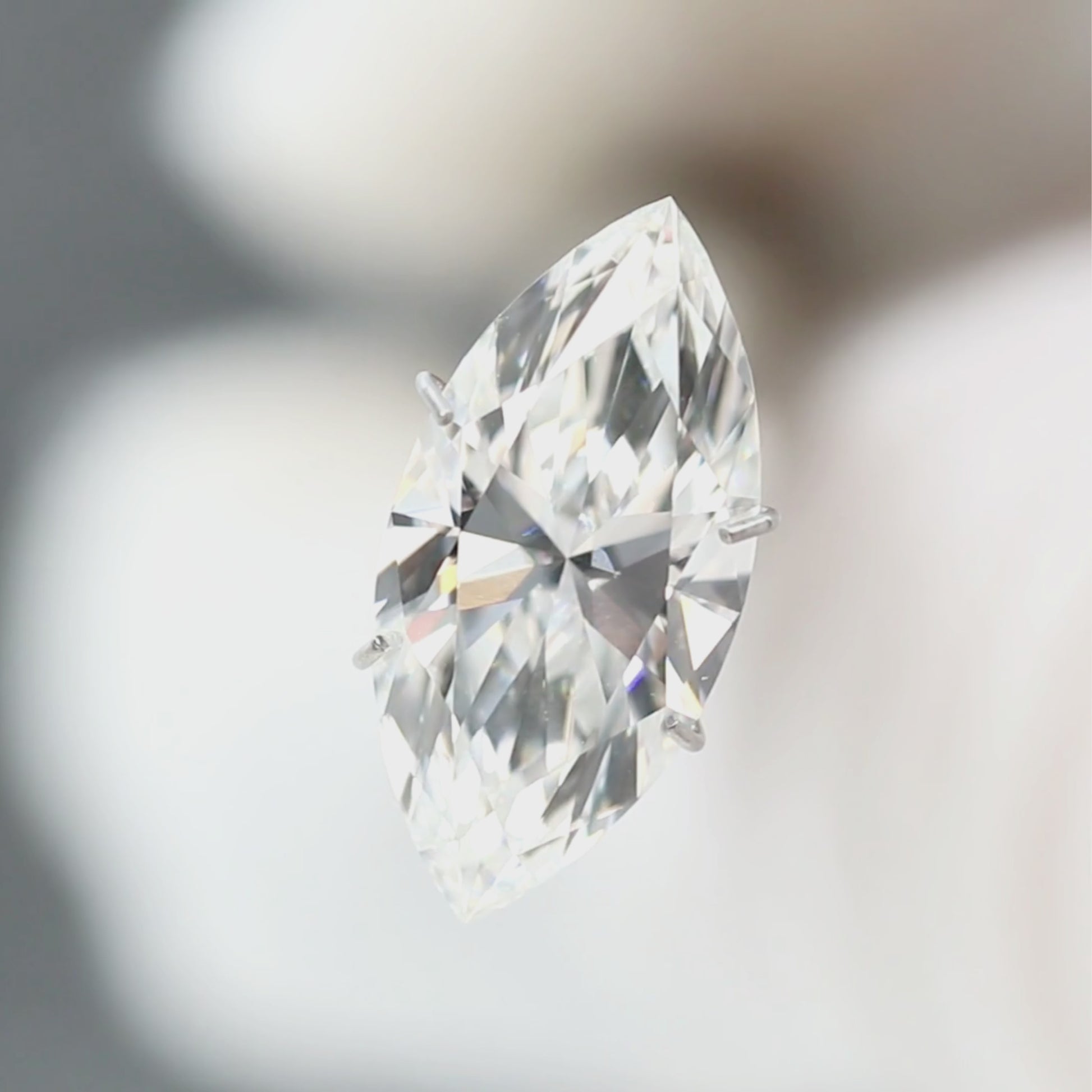 4.01 Carat Certified Lab Grown Marquise Diamond for Custom Work - Inventory Code LGM401
