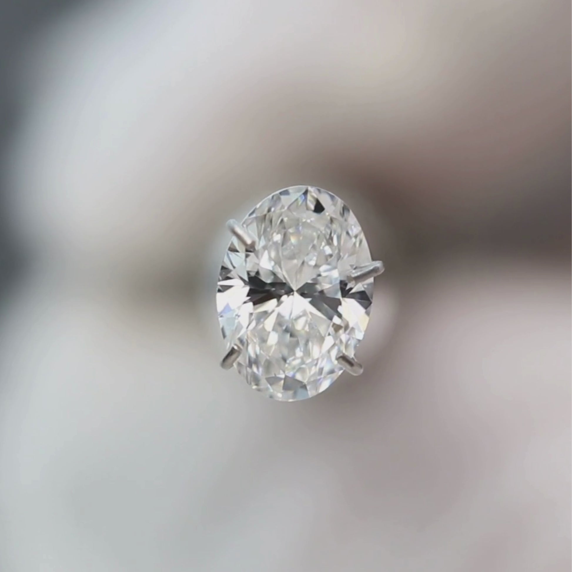 1.00 Carat IGI Certified Lab Grown Oval Diamond for Custom Work - Inventory Code LGO100