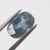 3.67 Carat Light Blue Oval Sapphire for Custom Work - Inventory Code BOS367
