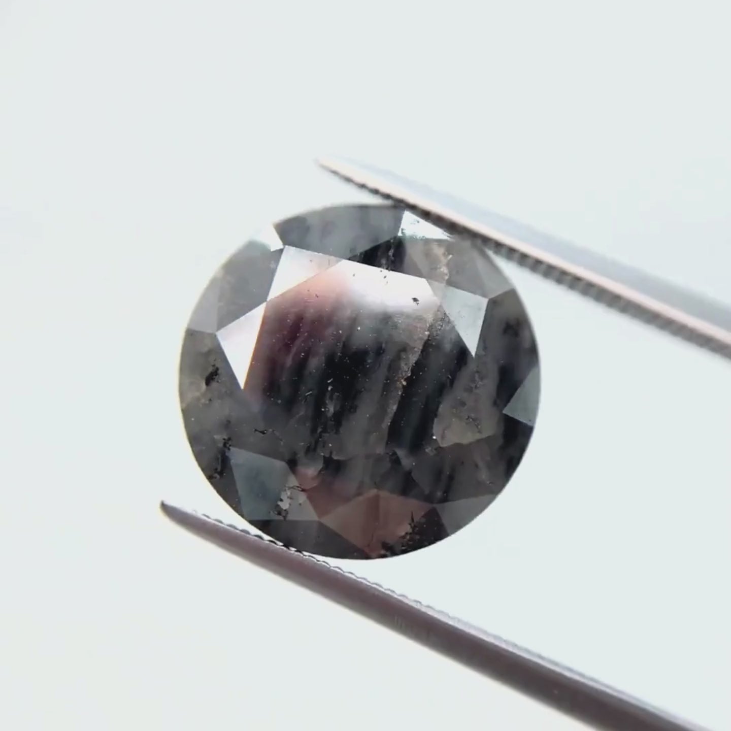 8.42 Carat Round Black Celestial Diamond for Custom Work - Inventory Code BCR842