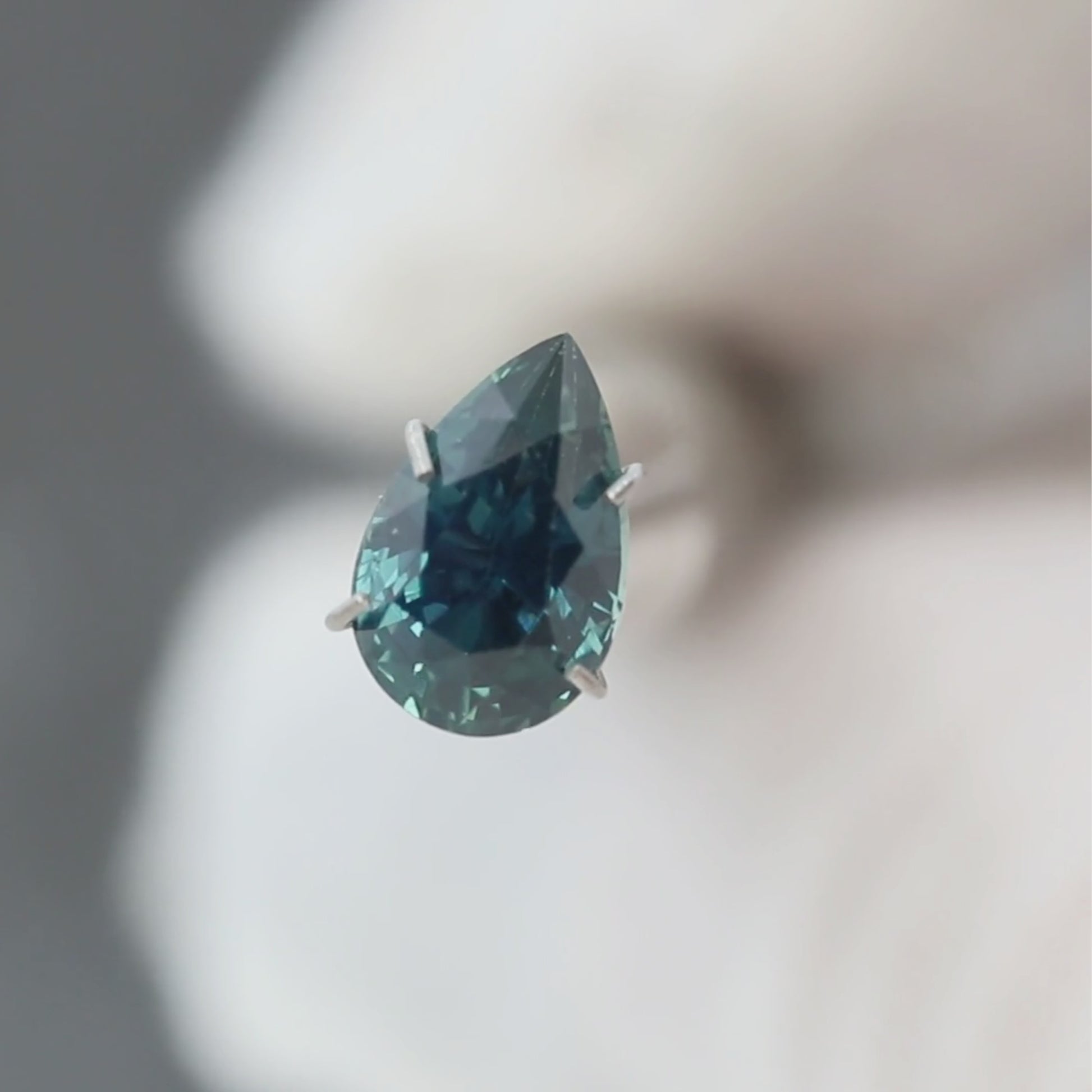 2.12 Carat Blue Pear Sapphire for Custom Work - Inventory Code BPS212
