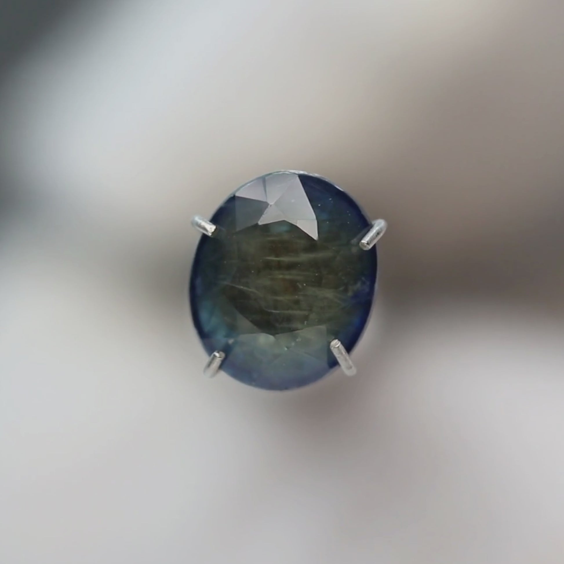 2.39 Carat Blue and Yellow Oval Sapphire for Custom Work - Inventory Code BYOS239