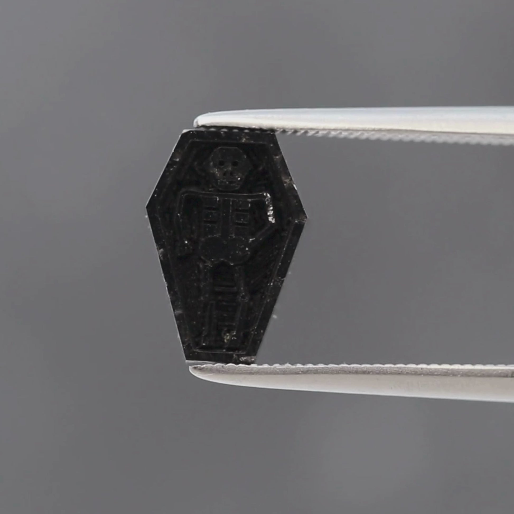 3.35 Carat Black Skeleton Diamond for Custom Work - Inventory Code NBS335