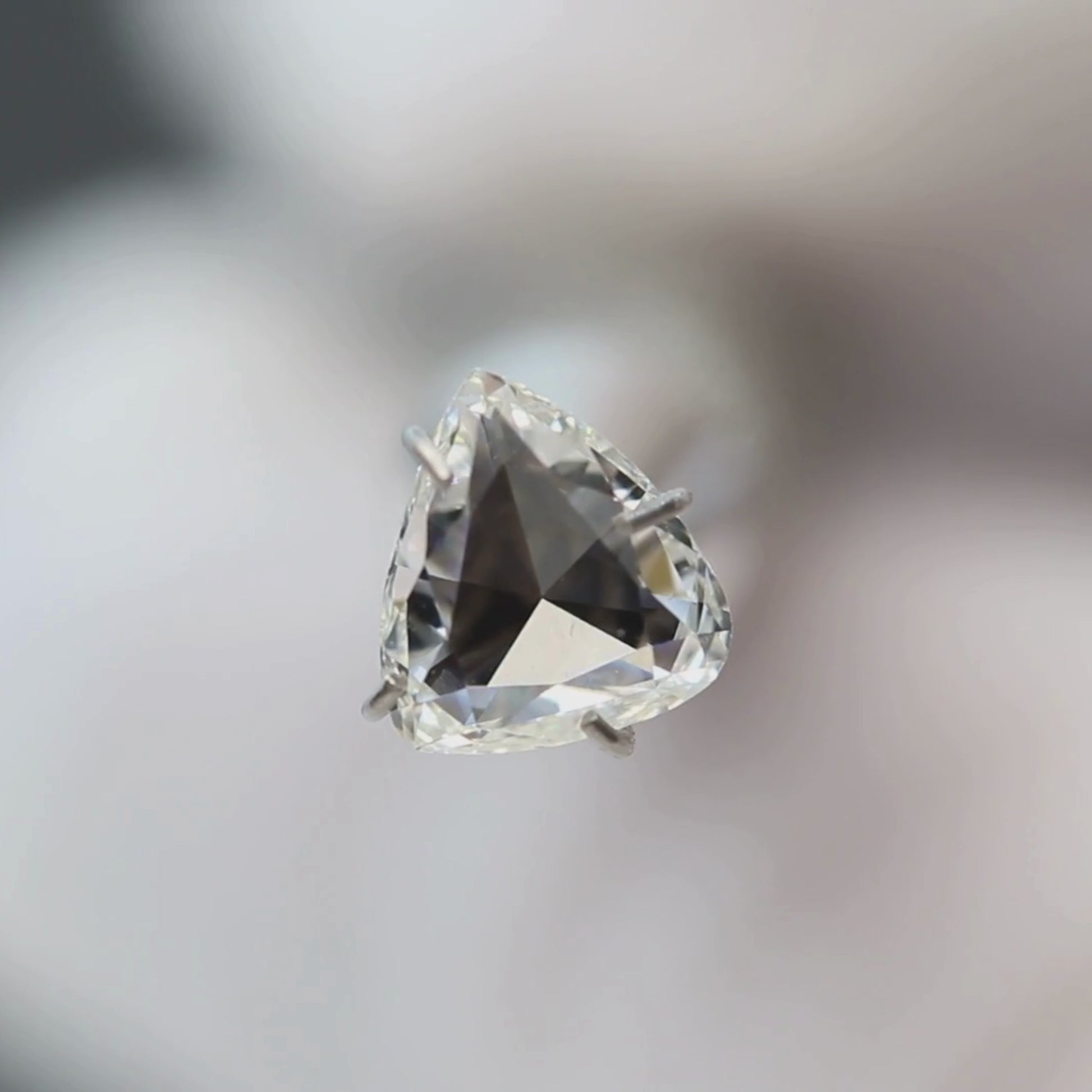 1.00 Carat Clear Trillion Diamond for Custom Work - Inventory Code SCT100