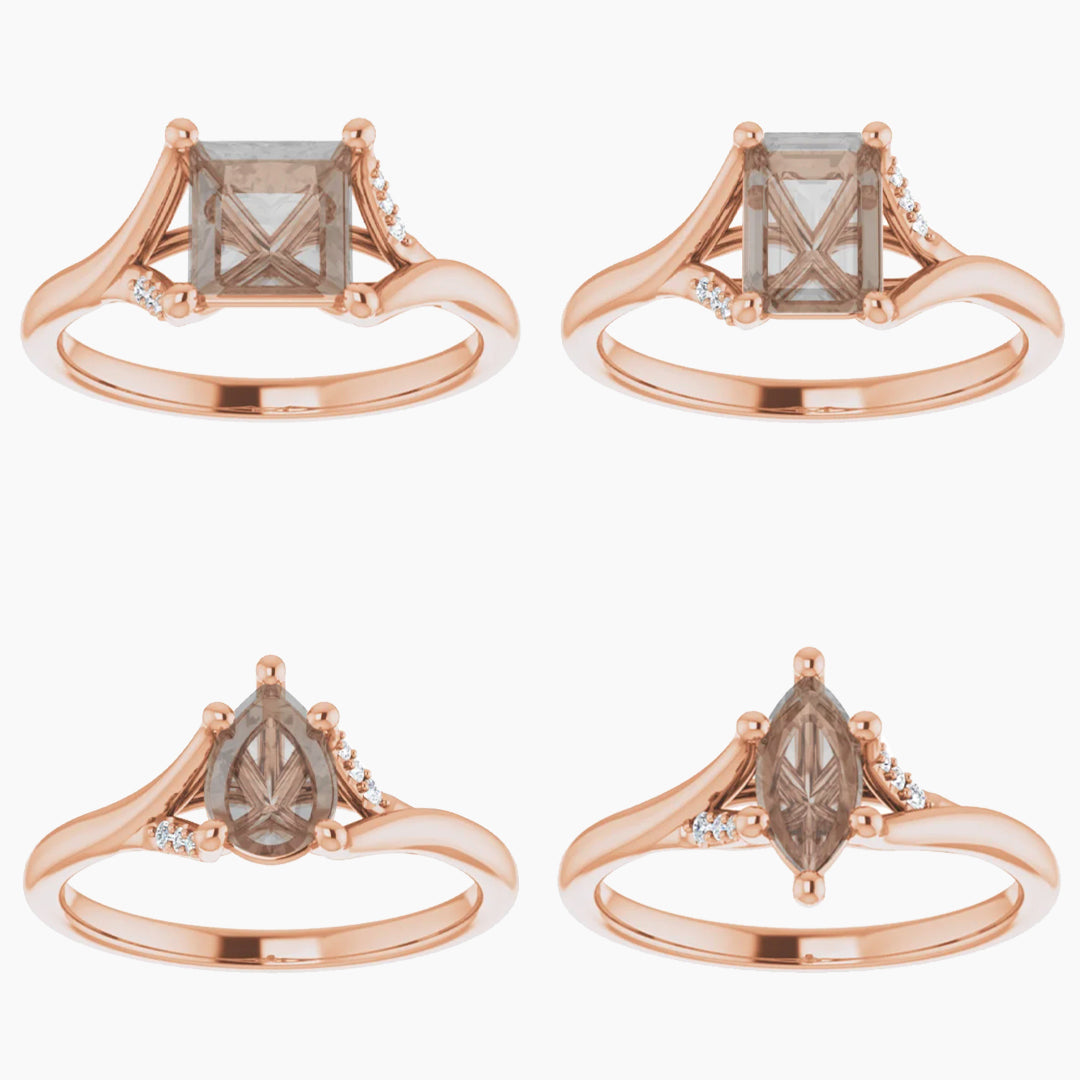 Kennedy Setting - Midwinter Co. Alternative Bridal Rings and Modern Fine Jewelry