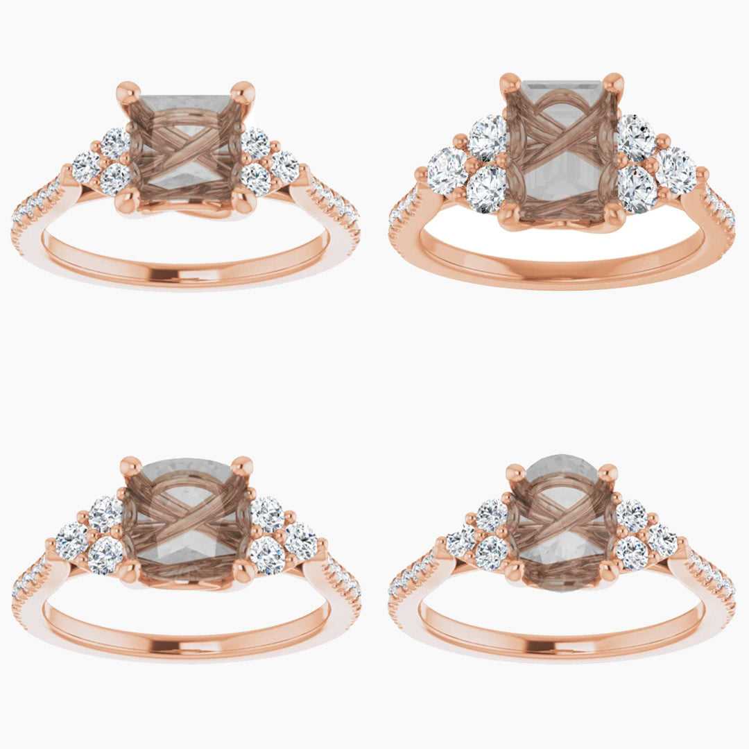 Alexandra Setting - Midwinter Co. Alternative Bridal Rings and Modern Fine Jewelry