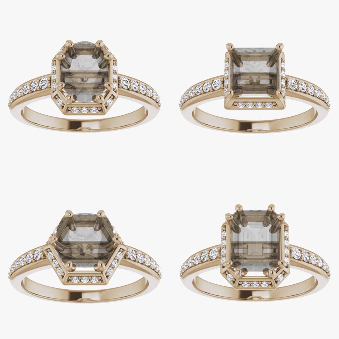 Adrien Setting - Midwinter Co. Alternative Bridal Rings and Modern Fine Jewelry