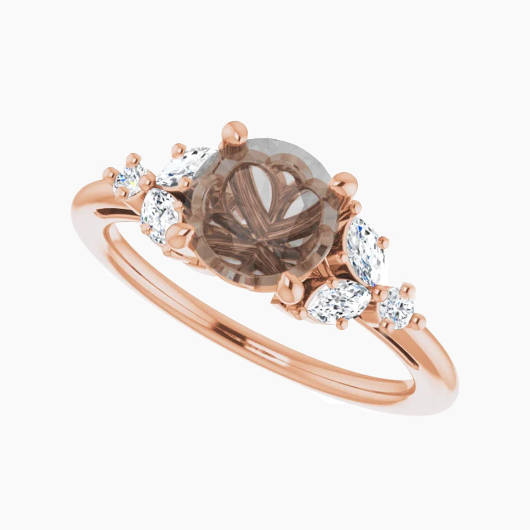 Andia Setting - Midwinter Co. Alternative Bridal Rings and Modern Fine Jewelry