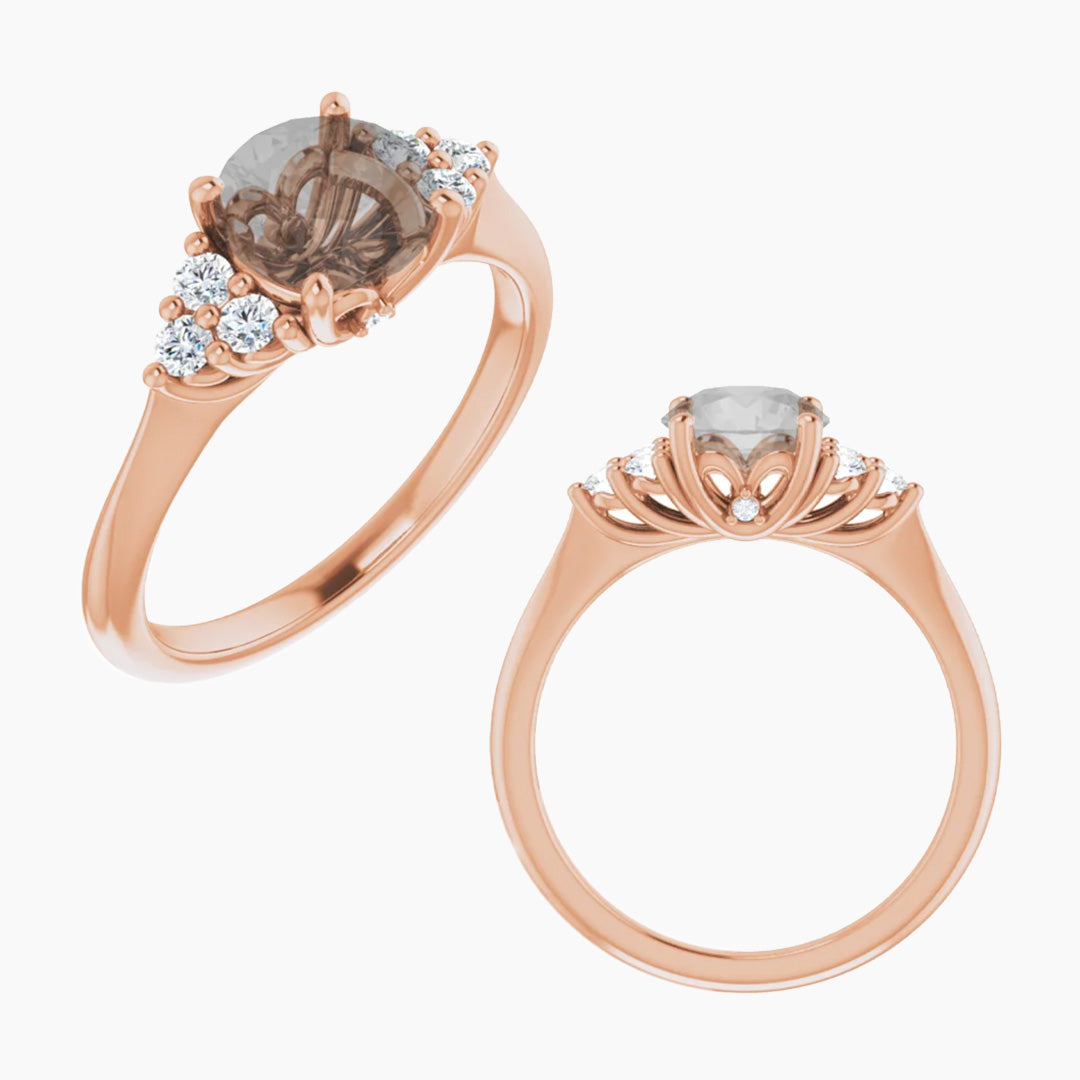 Aster Setting - Midwinter Co. Alternative Bridal Rings and Modern Fine Jewelry