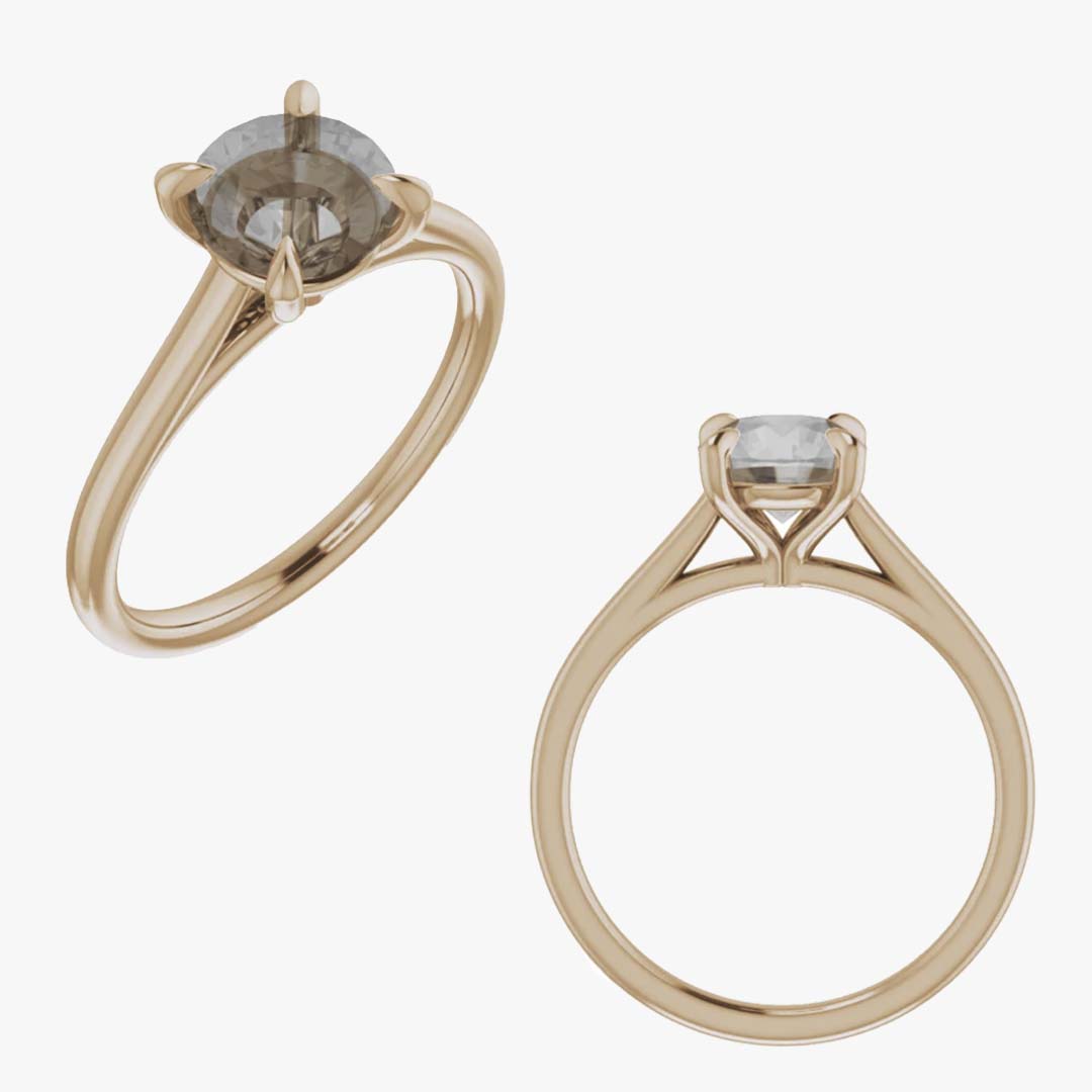 Elle Setting - Midwinter Co. Alternative Bridal Rings and Modern Fine Jewelry
