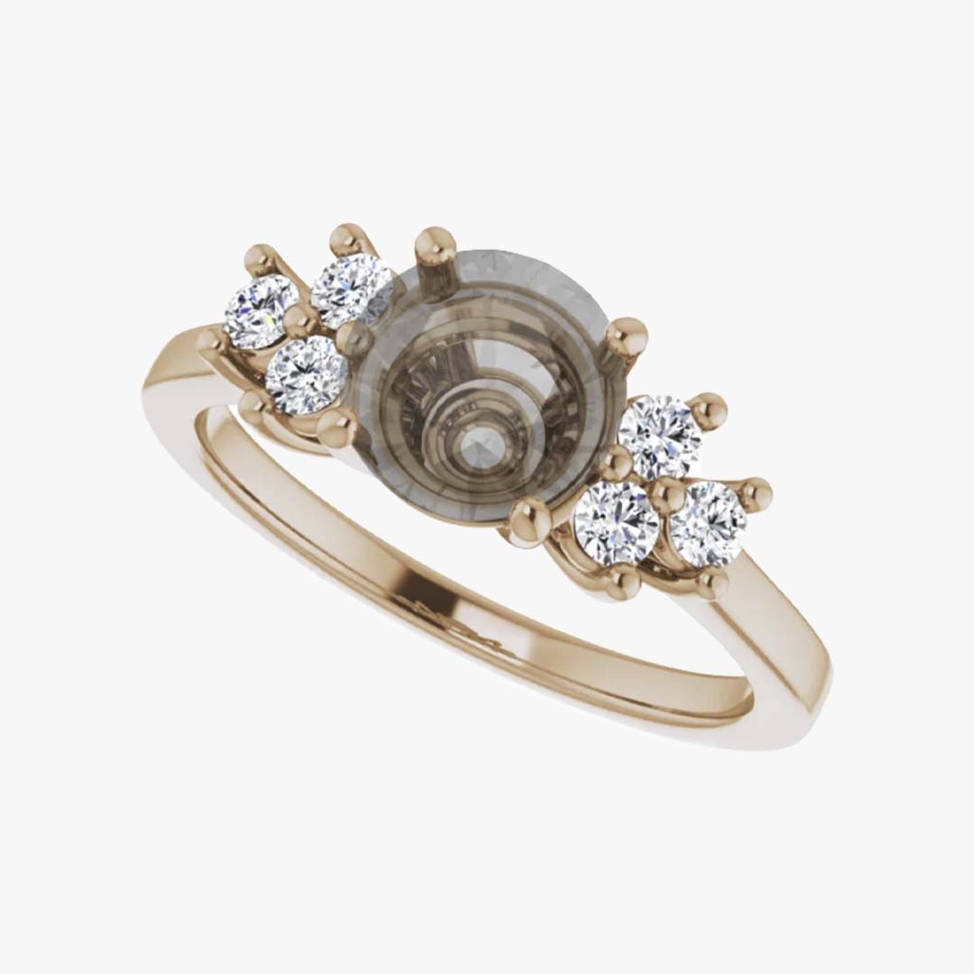 Veragene Setting - Midwinter Co. Alternative Bridal Rings and Modern Fine Jewelry