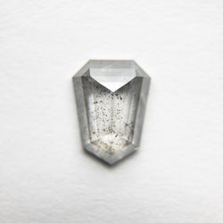 1 carat clear geometric shield cut natural Diamond for custom work - SC - Inventory code: SCRC99 - Midwinter Co. Alternative Bridal Rings and Modern Fine Jewelry