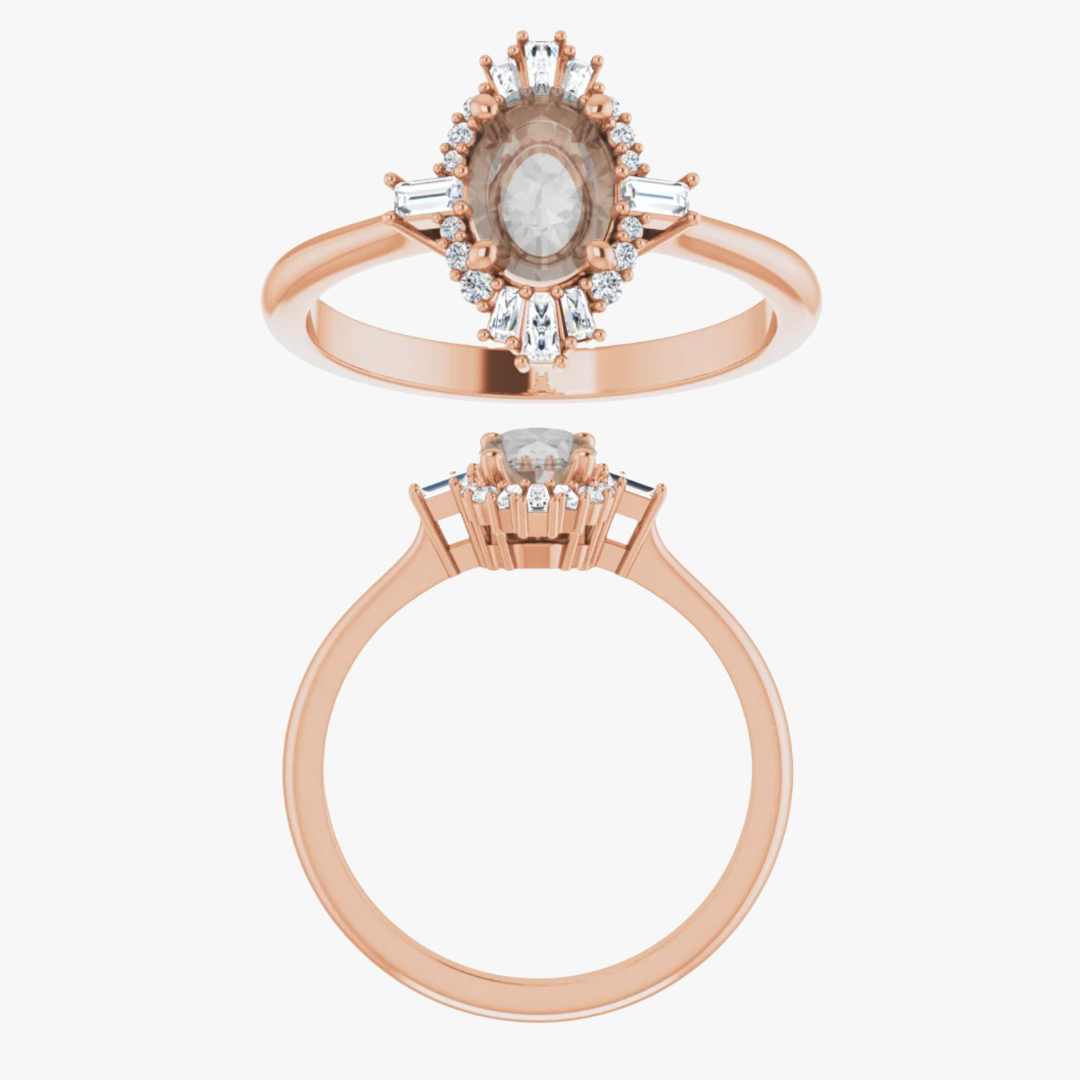 Ophelia Setting - Midwinter Co. Alternative Bridal Rings and Modern Fine Jewelry