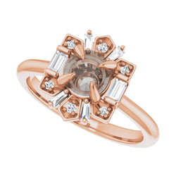CAELEN (J) Geraldine Setting - Midwinter Co. Alternative Bridal Rings and Modern Fine Jewelry