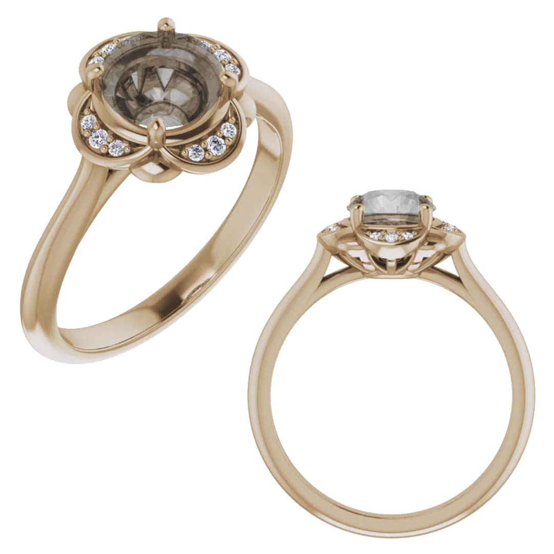 Clover Setting - Midwinter Co. Alternative Bridal Rings and Modern Fine Jewelry