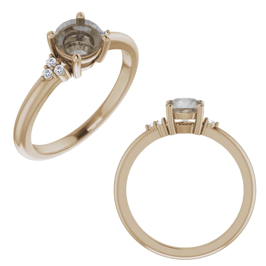 Fletcher Setting - Midwinter Co. Alternative Bridal Rings and Modern Fine Jewelry