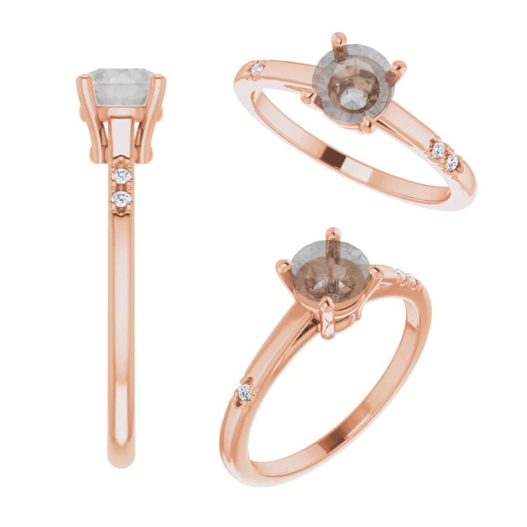 Xavier Setting - Midwinter Co. Alternative Bridal Rings and Modern Fine Jewelry
