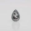 4.20 Carat Rose or Brilliant Cut Dark and Clear Pear Celestial Diamond for Custom Work - Inventory Code DCP420