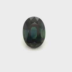 7.26 Carat Teal Oval Sapphire for Custom Work - Inventory Code TOS726