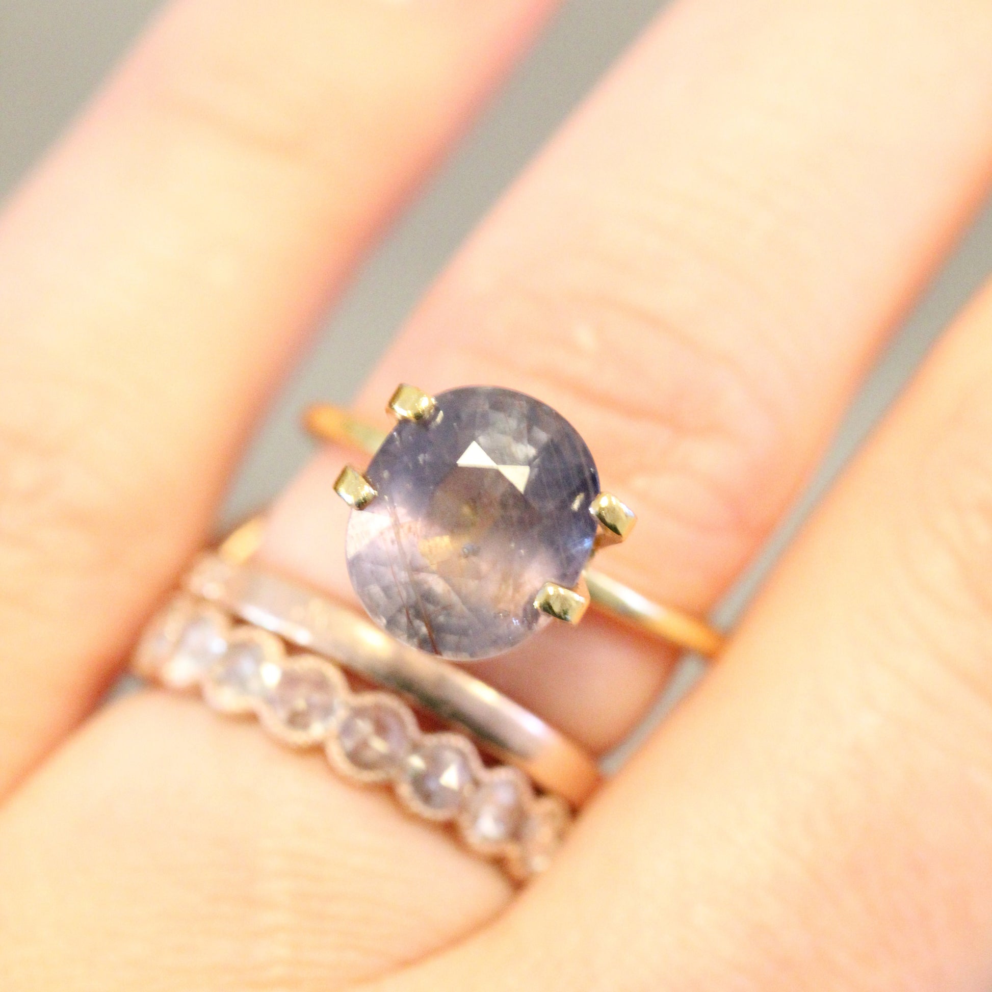 8.79 Carat Oval Sapphire for Custom Work - Inventory Code OBSAP879 - Midwinter Co. Alternative Bridal Rings and Modern Fine Jewelry