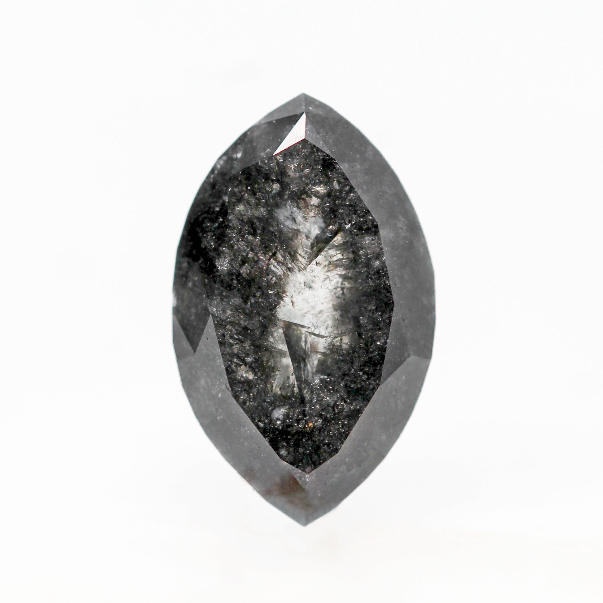 2.55 Carat Black Celestial Marquise Diamond for Custom Work - Inventory Code BCM255 - Midwinter Co. Alternative Bridal Rings and Modern Fine Jewelry