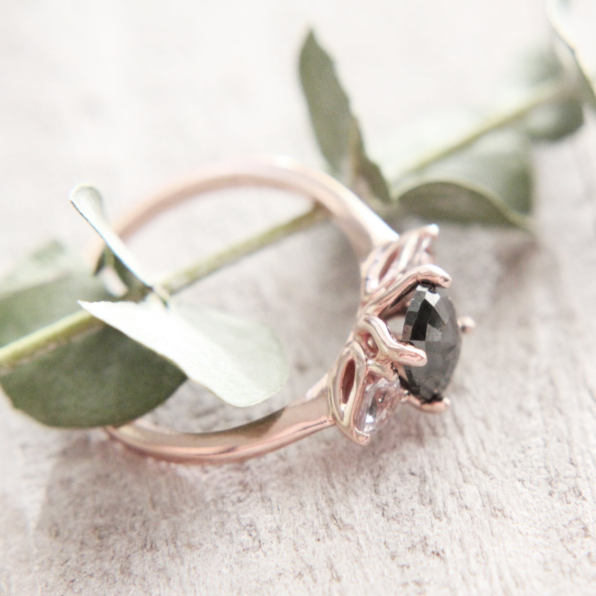 Oleander setting - Midwinter Co. Alternative Bridal Rings and Modern Fine Jewelry