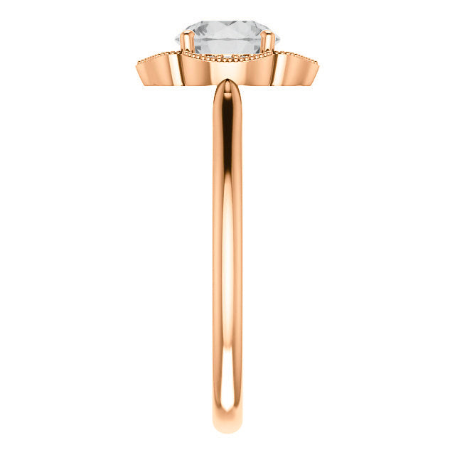 Clementine Setting Midwinter Co. Alternative Bridal Rings and Modern