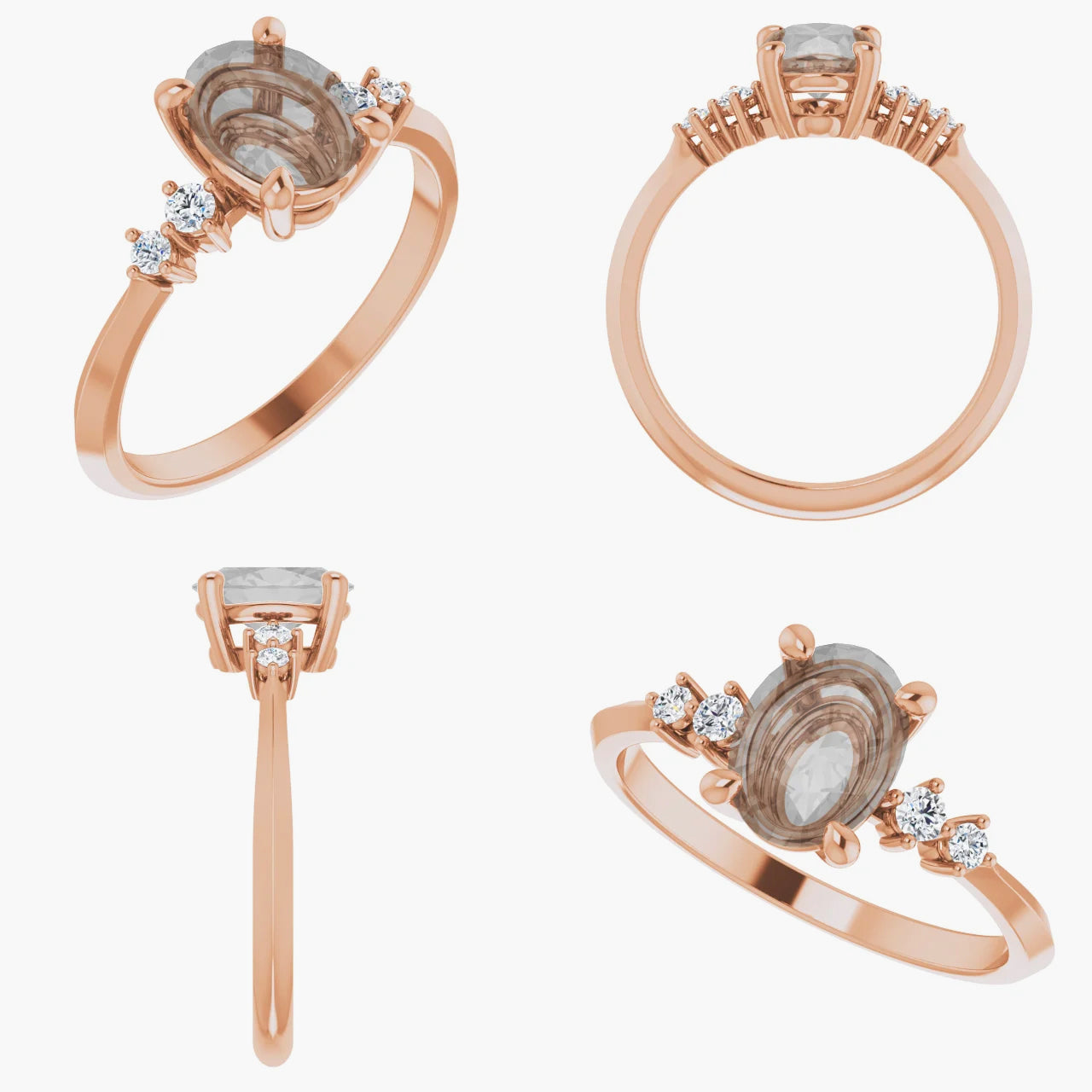 Cordelia Setting - Midwinter Co. Alternative Bridal Rings and Modern Fine Jewelry