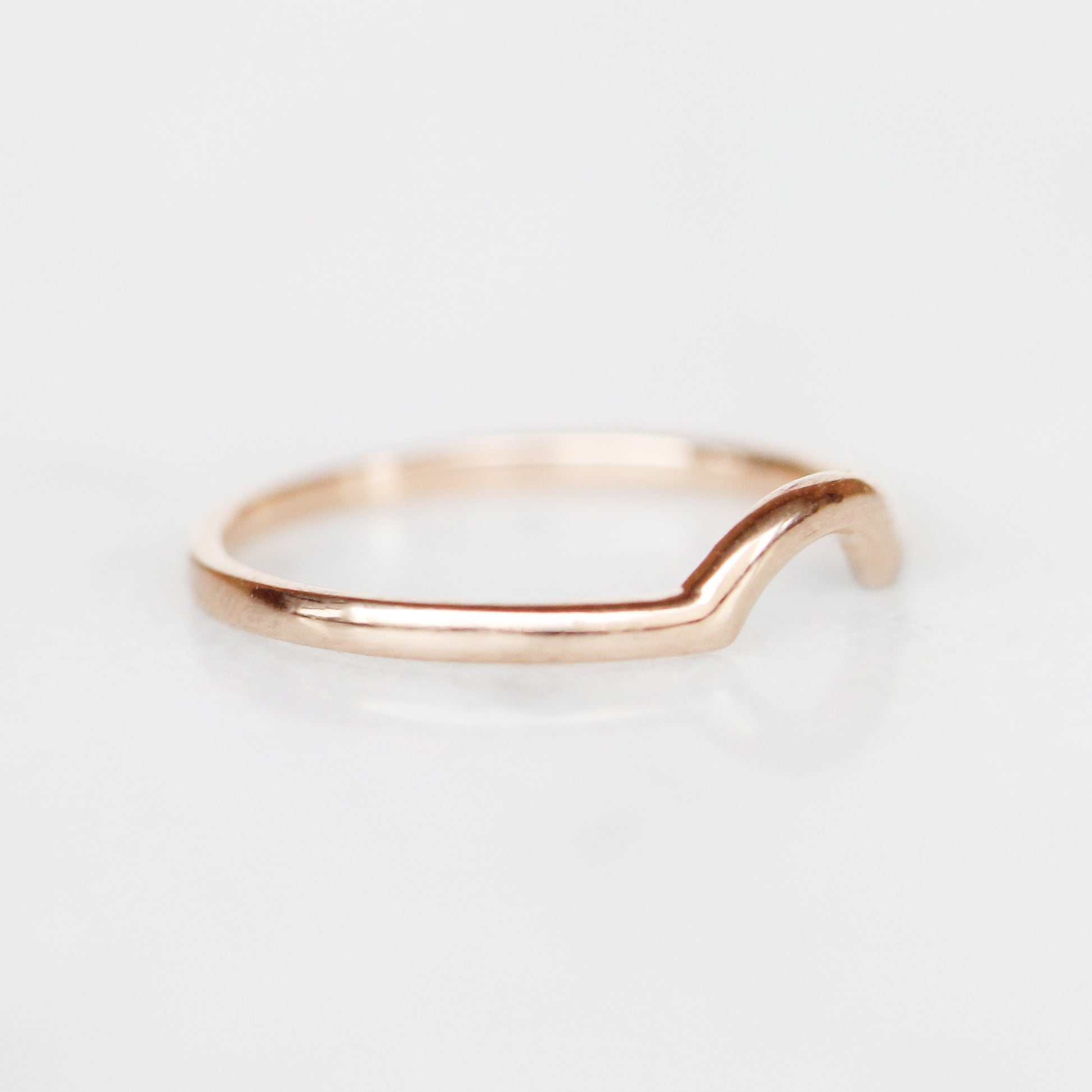 Archer wedding band - customized contour band - 14k gold of choice - Midwinter Co. Alternative Bridal Rings and Modern Fine Jewelry