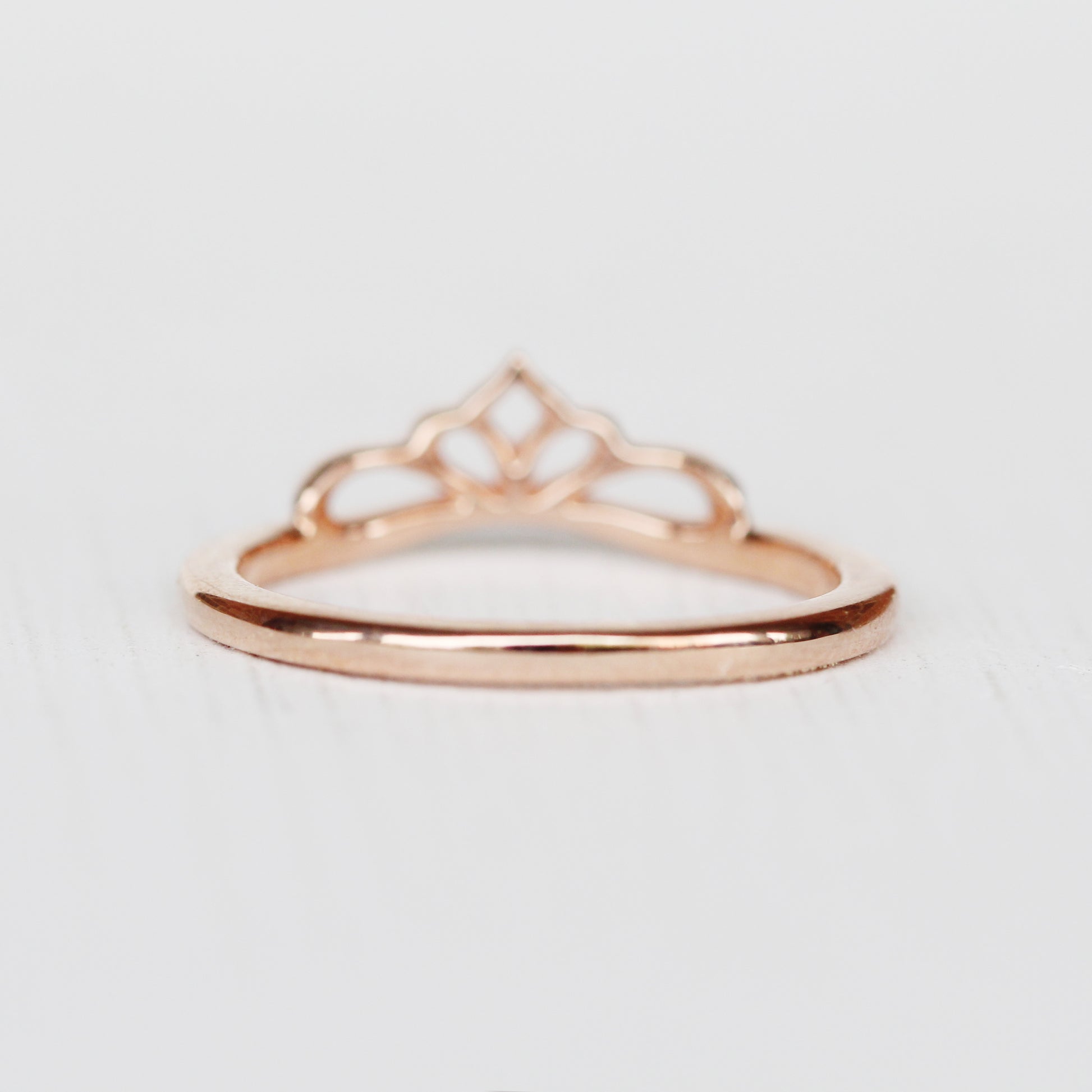 Liesbeth Ring -  Stackable band in 14k Gold - Made to Order - Midwinter Co. Alternative Bridal Rings and Modern Fine Jewelry