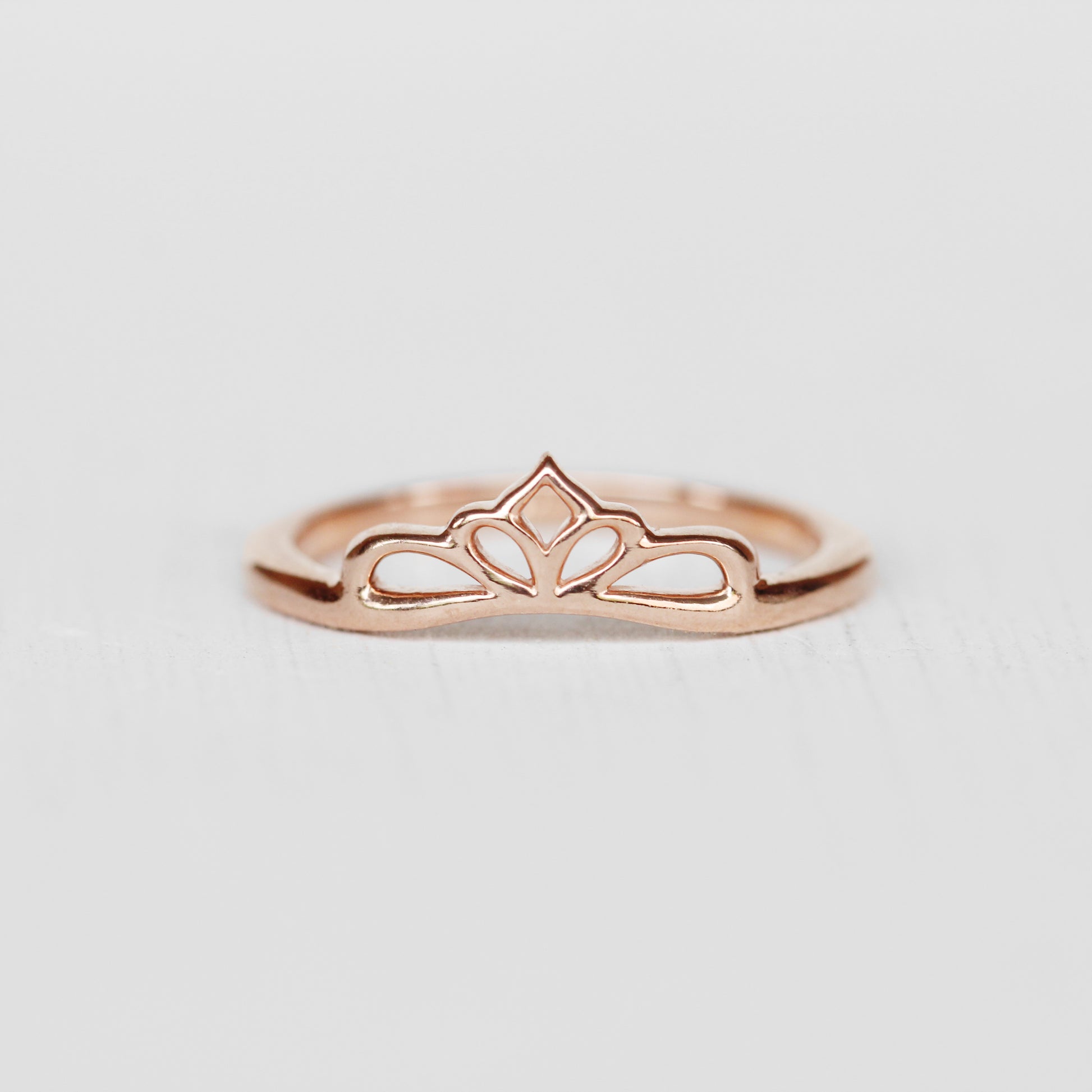 Liesbeth Ring -  Stackable band in 14k Gold - Made to Order - Midwinter Co. Alternative Bridal Rings and Modern Fine Jewelry
