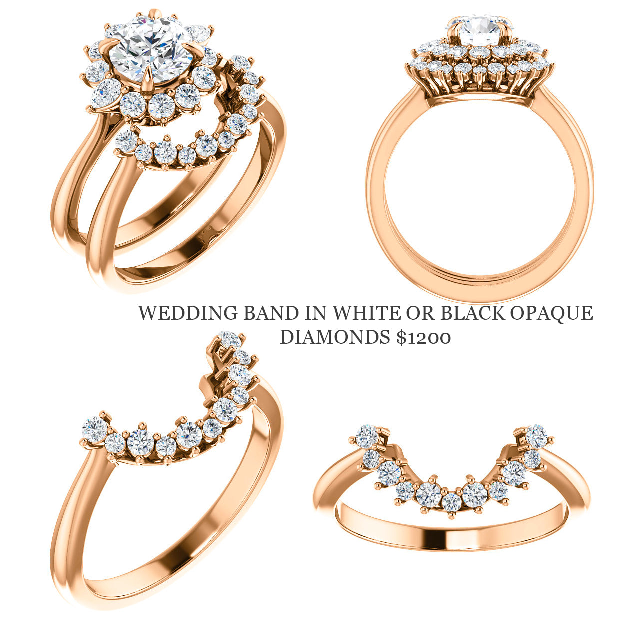 Dahlia Setting - Midwinter Co. Alternative Bridal Rings and Modern Fine Jewelry