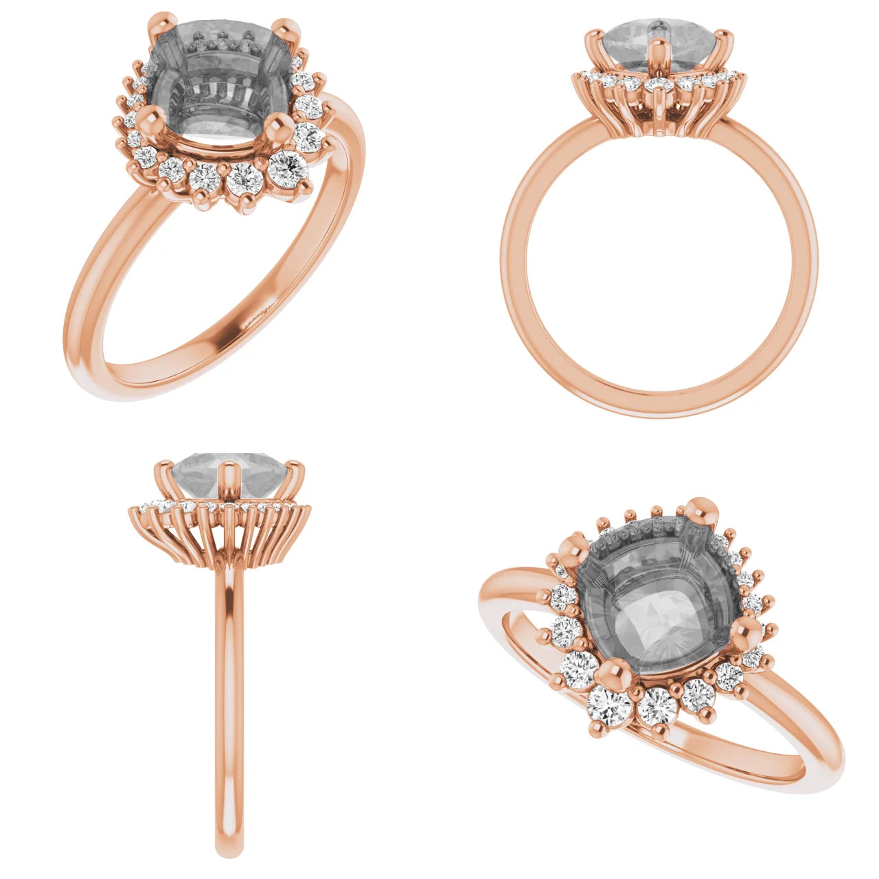 Eleanor Setting - Midwinter Co. Alternative Bridal Rings and Modern Fine Jewelry