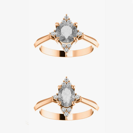 Emery Setting - Midwinter Co. Alternative Bridal Rings and Modern Fine Jewelry