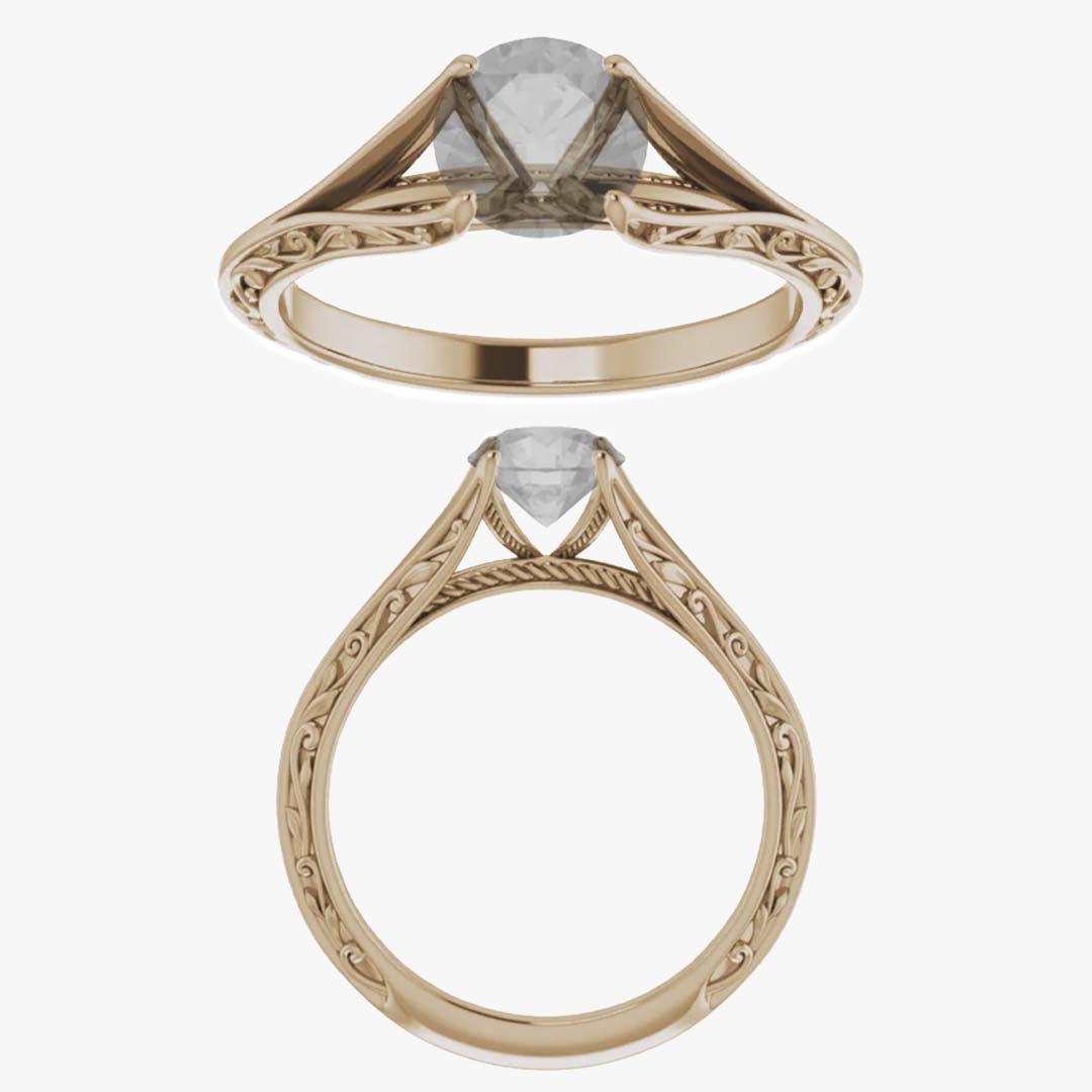 Ivy Setting - Midwinter Co. Alternative Bridal Rings and Modern Fine Jewelry