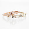 Genevieve Diamond Engagement Ring Band - White + Gray diamonds - Midwinter Co. Alternative Bridal Rings and Modern Fine Jewelry