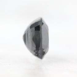 2.90 Carat Gray Cushion Cut Spinel for Custom Work - Inventory Code GCSP290 - Midwinter Co. Alternative Bridal Rings and Modern Fine Jewelry
