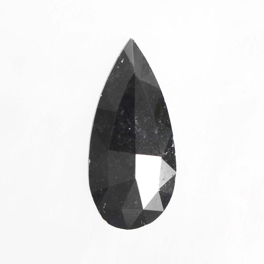 3.50 Carat Rose Cut Black Pear Celestial Diamond for Custom Work - Inventory Code NBP35 - Midwinter Co. Alternative Bridal Rings and Modern Fine Jewelry