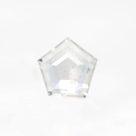 0.22 Carat Clear Pentagon Sapphire for Custom Work - Inventory Code CHS022 - Midwinter Co. Alternative Bridal Rings and Modern Fine Jewelry