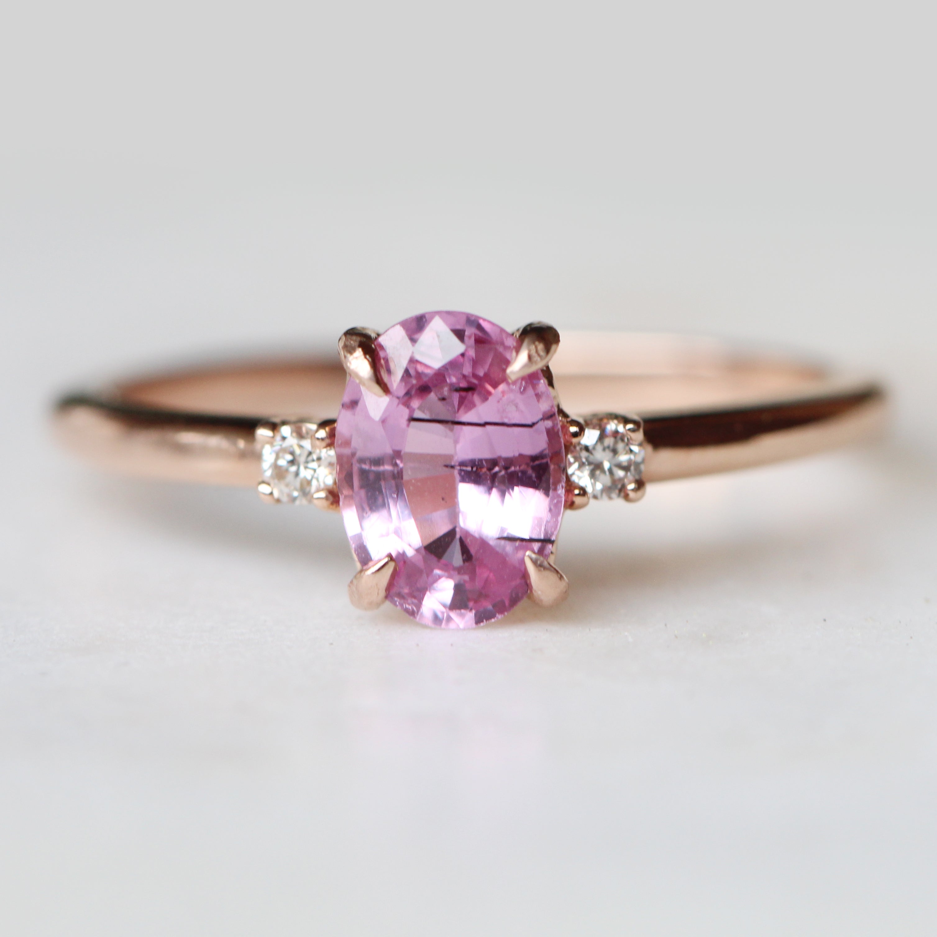 10k White Gold Pink Stone and Diamond Ring – Dick's Pawn Superstore